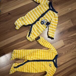 Carter's newborn construction footies